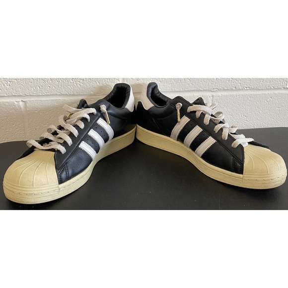 Adidas Superstar Men\'s Sneakers Size 13 Black/White ART# FV2832 Rare main image 6